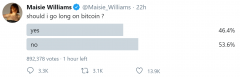 Thrones明星Maisie Williams的竞赛想知道她是否