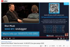 Elon Musk比特币赠品欺诈队在数百万美元的